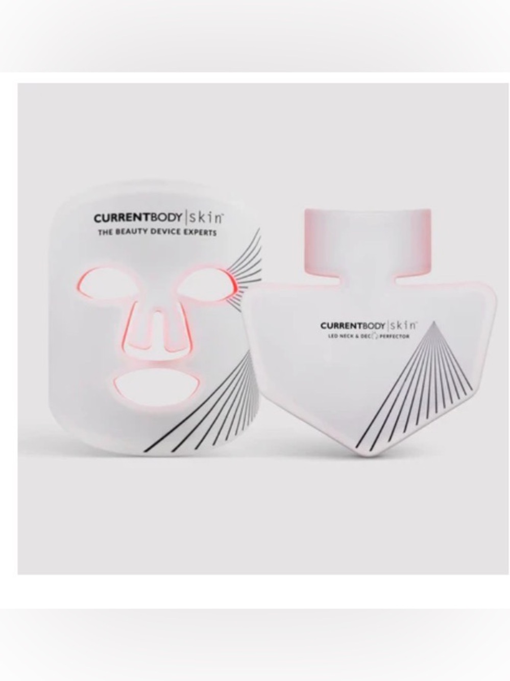 Current body Skin LED Mask & Neck Perfector Set in White